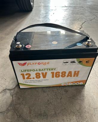 Batteria litio LIFepo4 168Ah e BMS 100a  bluethoot