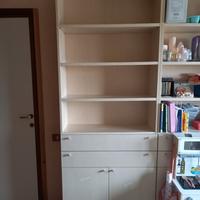 due librerie beige/crema 