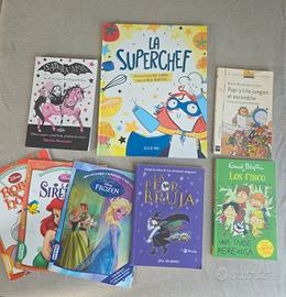Lotto 8 libri in spagnolo per bambini