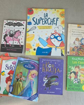 Lotto 8 libri in spagnolo per bambini