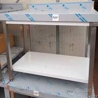 🔩 Tavolo inox NUOVO con alzatina e ripiano✨