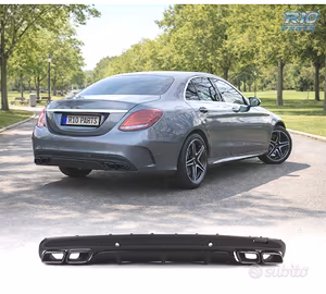 DIFUSORE MERCEDES CLASSE C W205 SEDAN 14-18 LOOK A