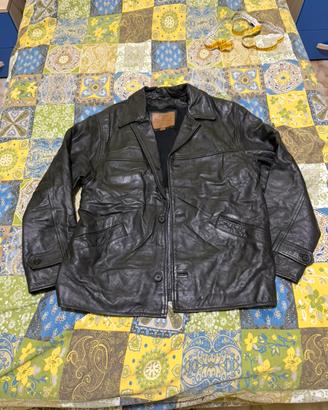 Giacca Vera Pelle Ciro Citterio Uomo M 48 Vintage
