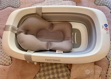 Twistshake vaschetta bagnetto pieghevole + cuscino