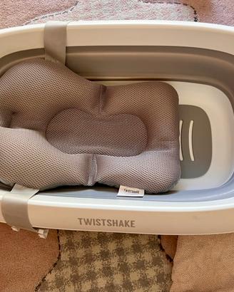 Twistshake vaschetta bagnetto pieghevole + cuscino