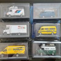 6 Furgoni 1/43 Fiat,Mercedes,Iveco,Citroen 