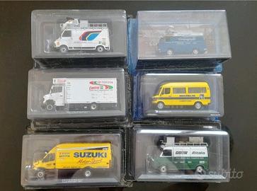 6 Furgoni 1/43 Fiat,Mercedes,Iveco,Citroen 