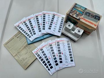 Visore stereoscopio vintage Bruguière Junior