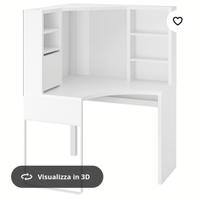 Scrivania angolare Ikea Micke
