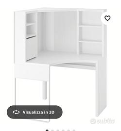 Scrivania angolare Ikea Micke