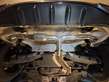 Scarico finale con valvola per Mercedes A W177
