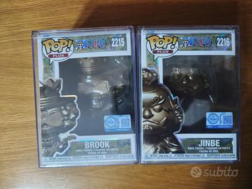 Funko PoP! Statue Bronzo Brook #2215 + Jinbe #2216