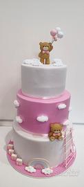 Torta scenografica battesimo compleanno 