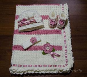 Coordinato neonata 4 pezzi