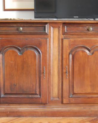 Credenze in legno di noce, impilabile