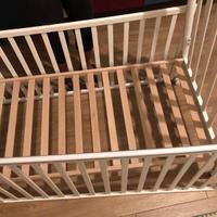 Lettino bambini Pali orsetto + materasso+trapunta