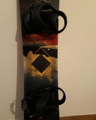 Snowboard Salomon Pulse 156 Tavola con attacchi