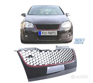 GRIGLIA VOLKSWAGEN VW GOLF 5 NERA ROSSA LOOK GTI