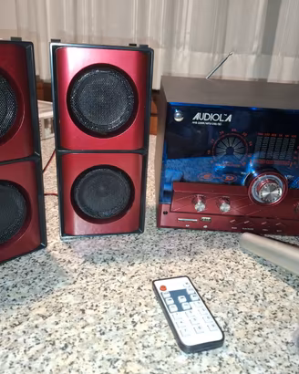 Stereo 2.1 Audiola AHB 2290K con Subwoofer, USB