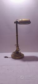Lampada da scrivania in ottone anni 40