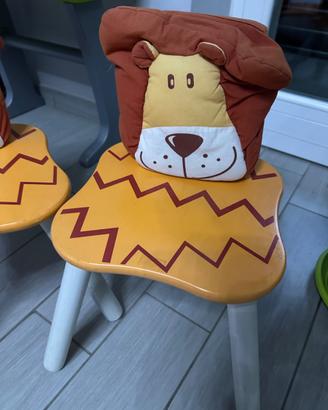 Sdie a forma di leone bambini