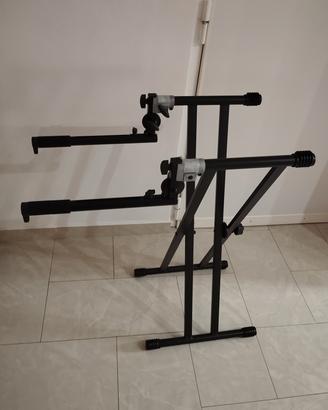 Doppio supporto per console dj