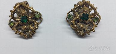 Orecchini vintage a clips