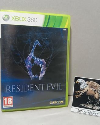 XBOX 360 gioco Resident Evil 6 Capcom Ita custodia