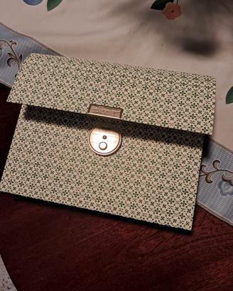 Porta documenti Vintage , con chiusura