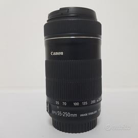 Canon EF-S 55-250mm 1:4-5.6 IS STM usato