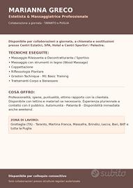 estetista qualificata
