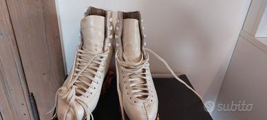 pattini ghiaccio figura Wilfa pelle