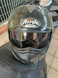 Casco moto integrale con visiera parasole taglia S