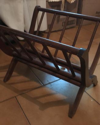 Portariviste legno vintage