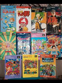 11 libretti super Famicom originali anche singoli