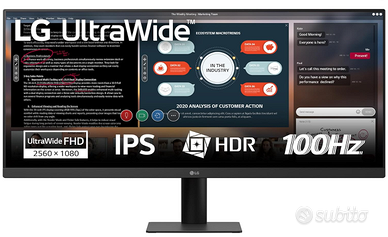 Monitor LG 29" Ultrawide 21:9 LED IPS
