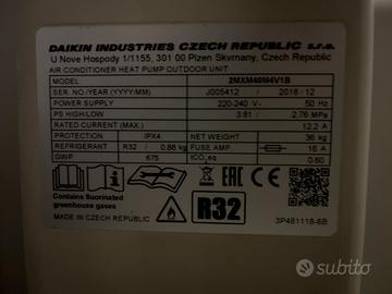 Condizionatore daikin dual