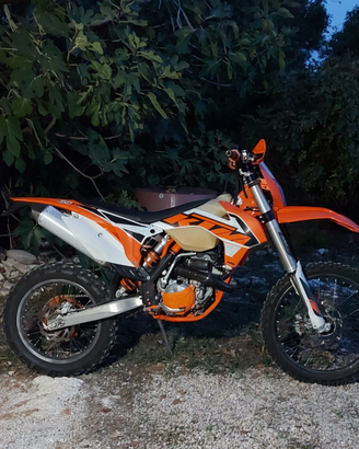 Ktm 350 exc akrapovic in titanio