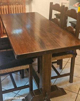 tavolo in legno originale spagnolo