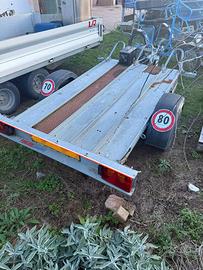 Carrello porta moto 3 slot