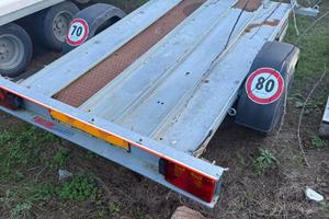 Carrello porta moto 3 slot