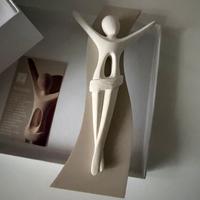 Crocifisso stilizzato “Cristo Kenosis Bianco”