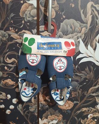 Scarpe sandali bambino Defonseca Italy NUOVI (28) 
