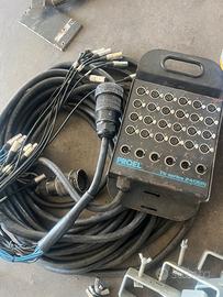 Stage box 24 6 proel ciabatta audio