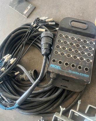 Stage box 24 6 proel ciabatta audio