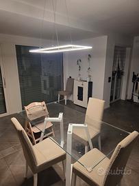 tavolo  in vetro temprato