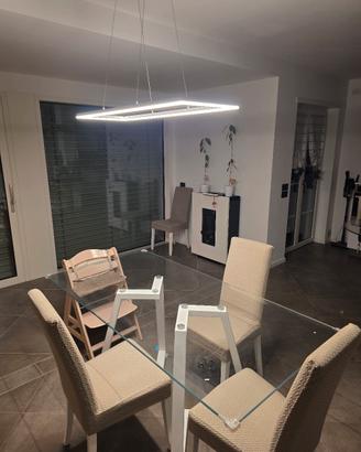 tavolo  in vetro temprato