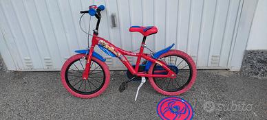 bici bambino Spiderman 16 pollici