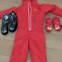 tuta neve sci bambino completo 