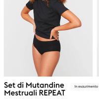 Set 3 mutandine igieniche Repeat